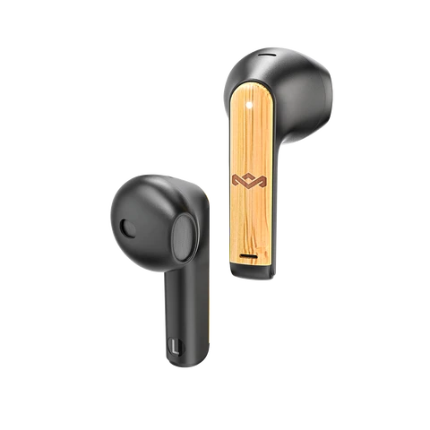 House of Marley Zion Écouteurs Bluetooth sans fil avec microphone intégré - Noir