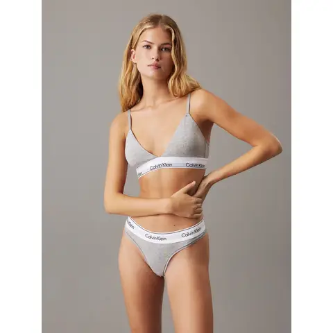 LICHT GEVOERDE TRIANG. P7A Grijs Heather Vrouwen XL