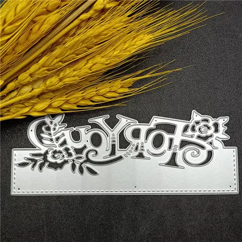 Metal Lace Flower Edge Border Cutting Dies Stencils for DIY Scrapbooking Decorative Wedding Invitation Card Making