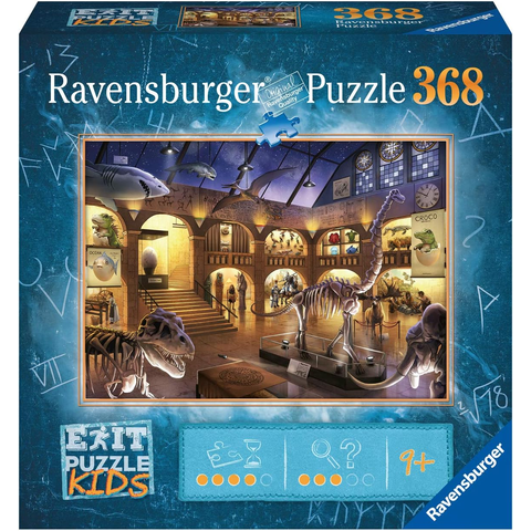 Ravensburger EXIT Puzzle Kids - 12925 Im Naturkundemuseum - 368 Teile Puzzle für Kinder ab 9 Jahren, Kinderpuzzle