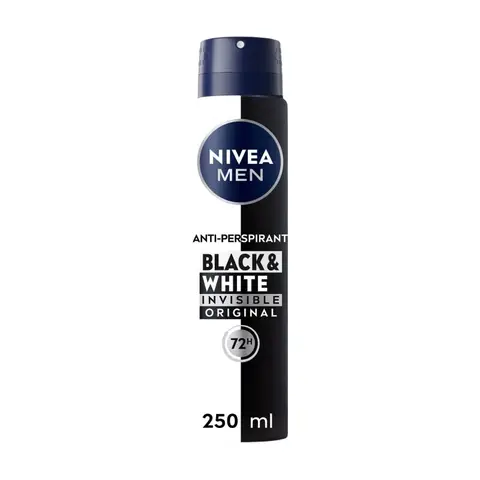 NIVEA MEN Black & White Invisible Original 72h Anti-perspirant Deodorant Spray 250ML