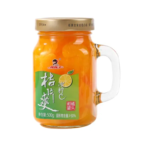 La Mi Zi ijskoude citroen-citroenscheuten-frisdrank (handgreepbeker) 500 g