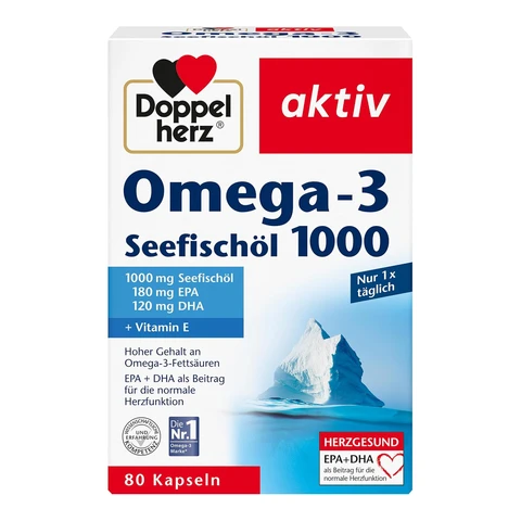 Doppelherz Seefischöl Omega 3 1000mg 80 Kp