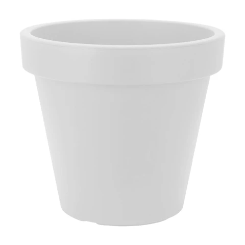Kunststof Bloempot Wit Ø35 cm - Hoogte 32 cm