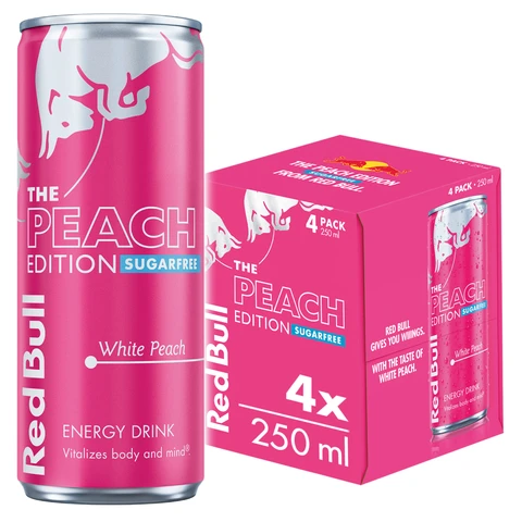 Red Bull Summer Edition White Peach 4 x 250ml