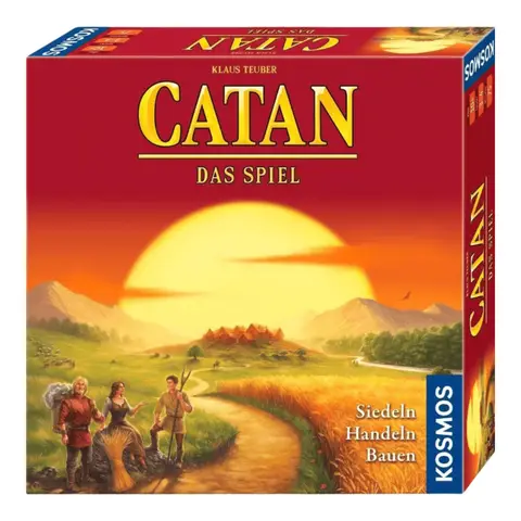KOSMOS 684655 Catan – Strategiespiel für 3-4 Spieler ab 10 Jahren – Klassisches Familienspiel
