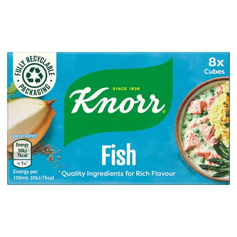 Knorr Fish Stock Cubes 8 x 10g