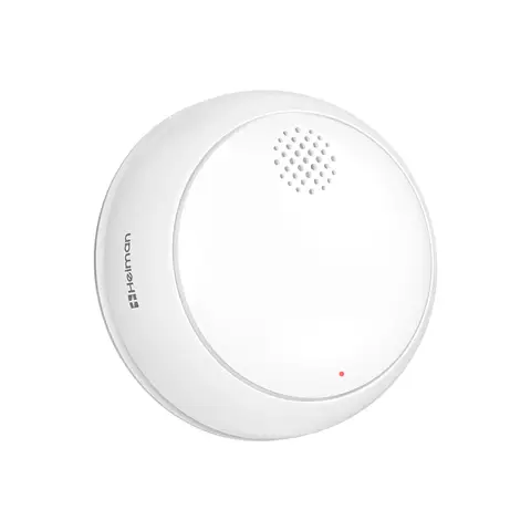 HEIMAN WLAN WiFi Smoke Detector with App and Replaceable Battery, 85 dB Alarm Fire Alarm with Mute Button, EN 14604 Standard, Smart Fire Alarm 85 dB (1)