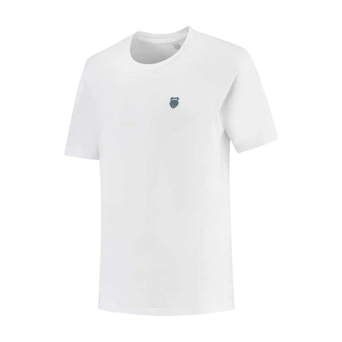 Kswiss Hypercourt Print Crew 4 Wit T-Shirt L