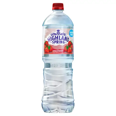 Highland Spring Sugar Free Strawberry Still Flavoured Water 1.25L