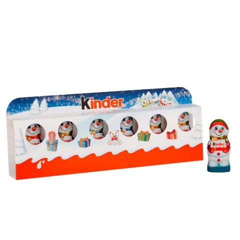 Kinder Milk Chocolate Christmas Mini Figures 6 x 15g