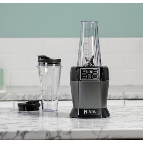 Ninja Blender 1000W 2x700ml Cups Auto-iQ Black BN495EU