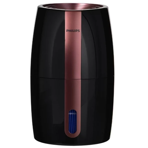 Philips Luftbefeuchter 2000 Series HU2718/10 - Natürliche und hygienische Befeuchtung durch Nano-große Wassermoleküle, Schwarz/Kupfer