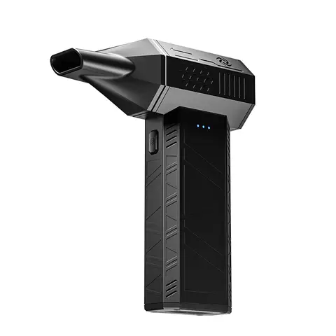 Easywox X3MINI Druckluftstaubwedel, 130.000 U/min High-Speed-Brushless-Motor, 180g starker Winddruck, 3000mAh Akku, bis zu 100 Minuten Akkulaufzeit, Mini-tragbares Design, Schwarz