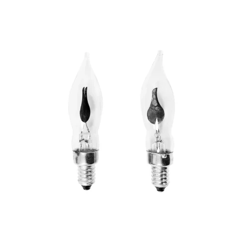 Christmas Workshop Flickering Candle Bridge Bulbs 2pcs