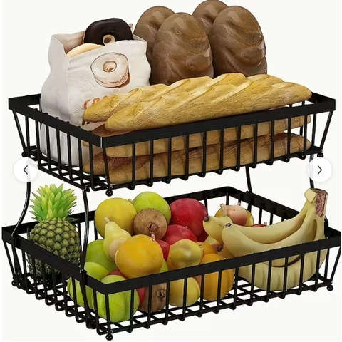 SRD Large Fruit & Vegetable Basket (Black)