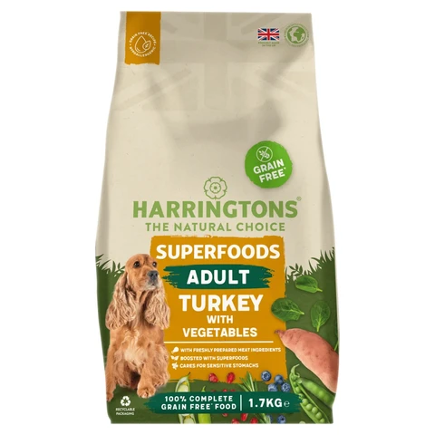 Harringtons Superfoods Adult Turkey with Vegetables 1.7kg
