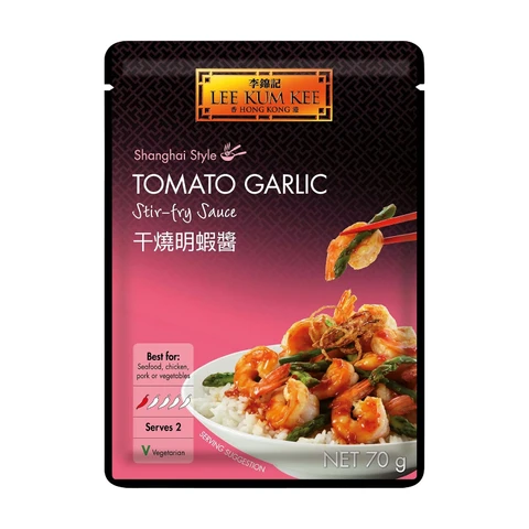 Lee Kum Kee Tomato Garlic Prawns Dry-Fried Sauce, 70g