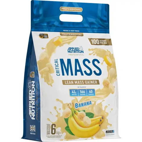 Applied Nutrition Critical Mass Professional Weight Gain Support Banana Powder Flavour - 6kg