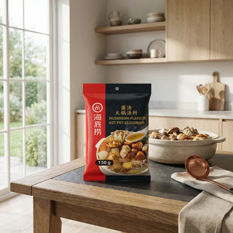 Haidilao Assaisonnement pour fondue chinoise saveur champignon - 150 g