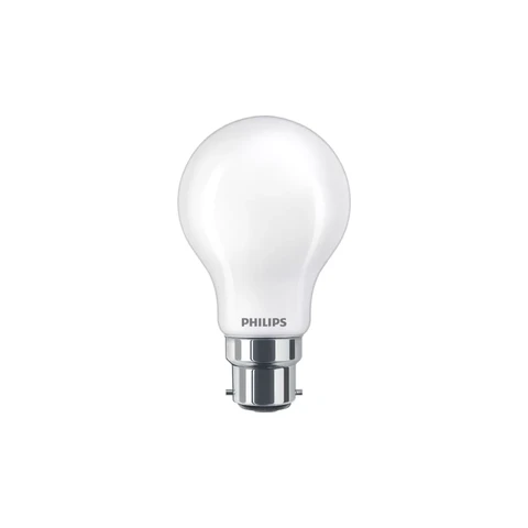 Philips Light Bulb LED Globe Frosted Bayonet B22 Cool White 60W Non-Dimmable