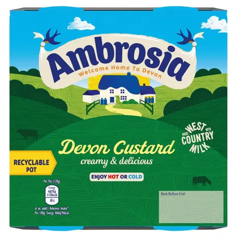 Ambrosia Custard Pots 4 x 120g