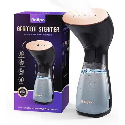 Rolipo Clothes Steamer Handheld Garment Steamer Clothing for Efficient Wrinkle Removal， Compact and Portable for Home， Travel， Office Use
