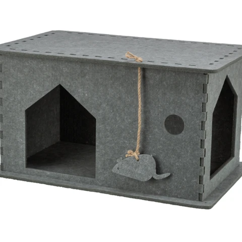 Trixie Kathuis Lene Vilt Grijs 54x30x35cm