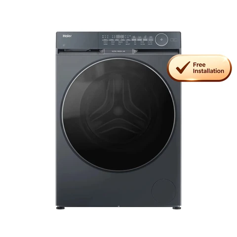 Haier X Series 9 Washing Machine HW100-B14387GUUK 10kg, 1400 RPM, A-30% Energy Efficiency, Graphite