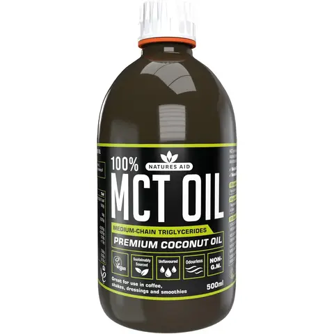 Natures Aid 100% MCT Energy Support Oil - 500ml