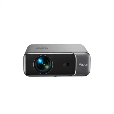 YABER V9 Draagbare Projector, Ondersteunt 4K & 1080P Native Full HD, Autofocus/Keystone-correctie, WiFi 6 Bluetooth 5.2, voor Smartphone/PS5/TV Stick Home Cinema