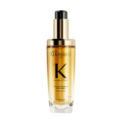 Kérastase Elixir Ultime L'Huile Originale nachfüllbare Haaröl-Spenderflasche 75 ml