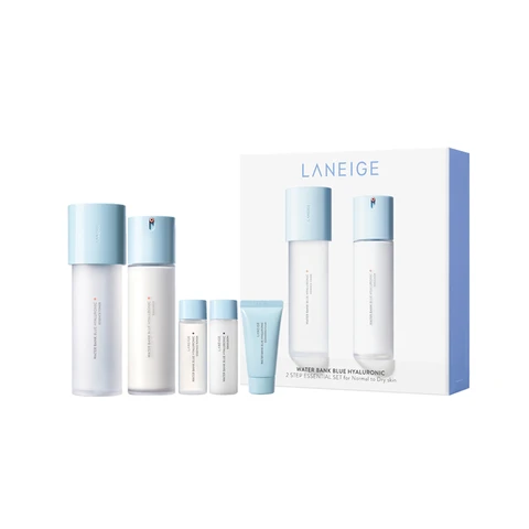 Laneige Water Bank Blue Hyaluronic 2-Stufen-Essential-Set (Für normale bis trockene Haut)