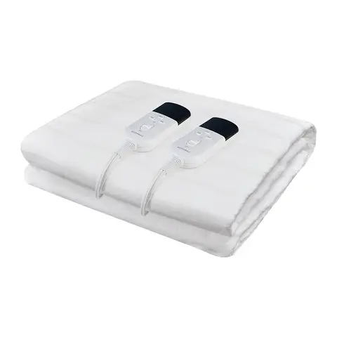 RUIANBAO Non-woven Fabric, Large LED Display, 160\*140CM, Dual Controllers, L+M+H Temperature Settings, 2/4/12H Timer, Machine Washable, Underlay Double Electric Blanket