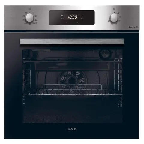 CANDY F CM955XRL/CN Built-In Electric Single Oven with Pyrolytic Cleaning, Stainless Steel, A Rated