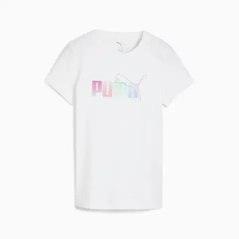 Puma Graphic Stacked Tee - Puma White