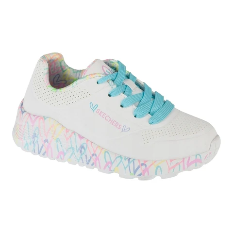 Skechers Mädchen Freizeitschuhe Uno Lite - weiß 31