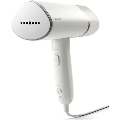 Philips 3000-Serie Tragbarer Dampfglätter - 1000 W, Kompakt und Faltbar, 120ml Wassertank konstante Dampfleistung 20 g/min, Kein Bügelbrett erforderlich, Weiß (STH3020/10)