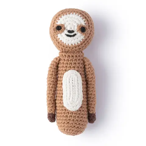 Weegoamigo Crochet Rattle Sleepy Sloth