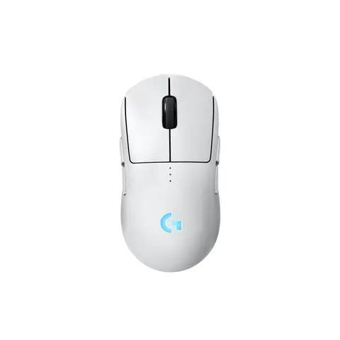 Logitech G PRO 2 LIGHTSPEED kabellose Gaming-Maus für Rechts- oder Linkshänder, mit bis zu 4 anpassbaren und umschaltbaren magnetischen Seitentaste - Weiß
