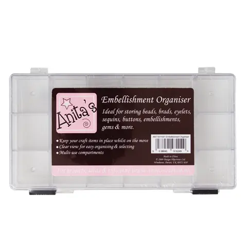Anita's Embellishment Organiser Clear 8 x 4"
