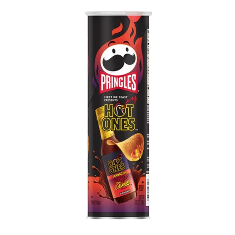 Pringles Hot Ones Barbacoa 158g