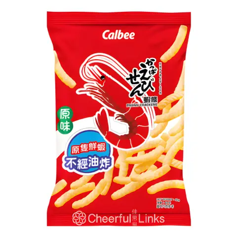 Calbee Prawn Cracker-Original 卡樂B蝦條-原味40g