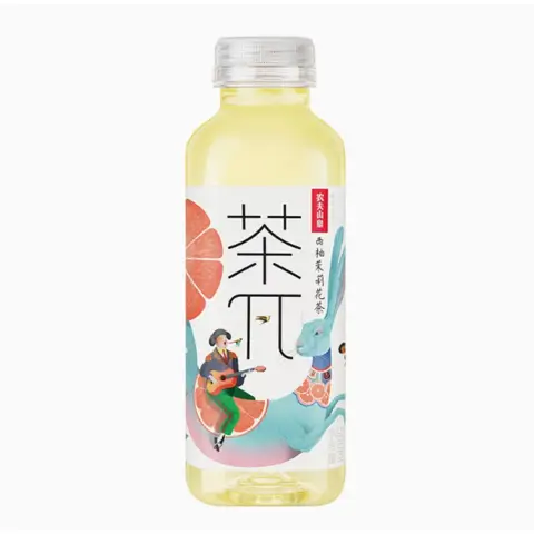 Nongfu Spring Tea π Grapefruit Jasmine Tea drink  500ml 农夫山泉茶π西柚茉莉花茶 500ml/瓶*15