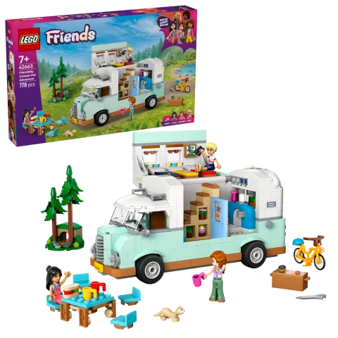 LEGO Friends 42663 Friendship Camper Van Adventure Set