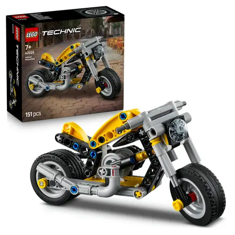 LEGO Technic 42225 Yellow Motorbike