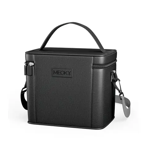 Meoky Insulated Lunch Bag-Black, New Year Sale , Top gift picks