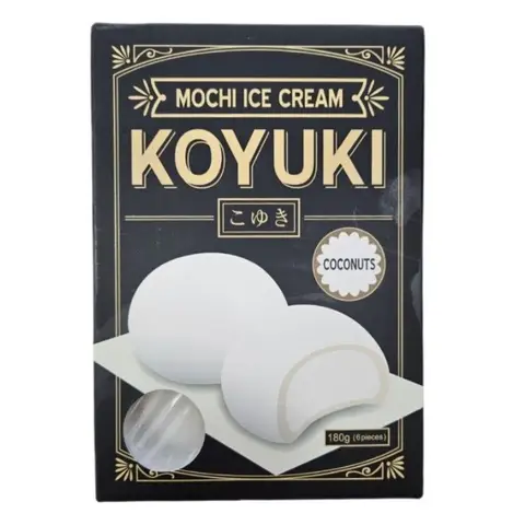 KOYUKI Japanisches Mochi-Eis Kokos-Geschmack 180g (30g × 6 Stück)
