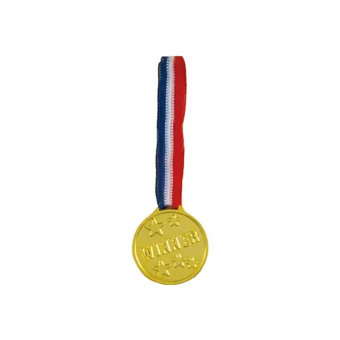 Unique Party Winner Medals, 5 pack