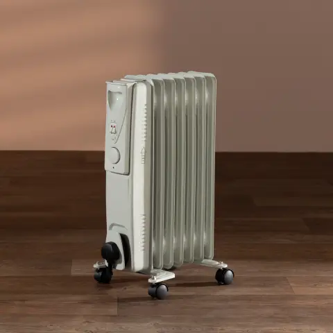 Daewoo 1500W White Oil Heater